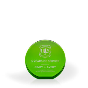 Brielle Green Crystal Circle - Small