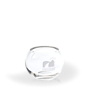 Nevah Lead Crystal Rose Bowl - Small